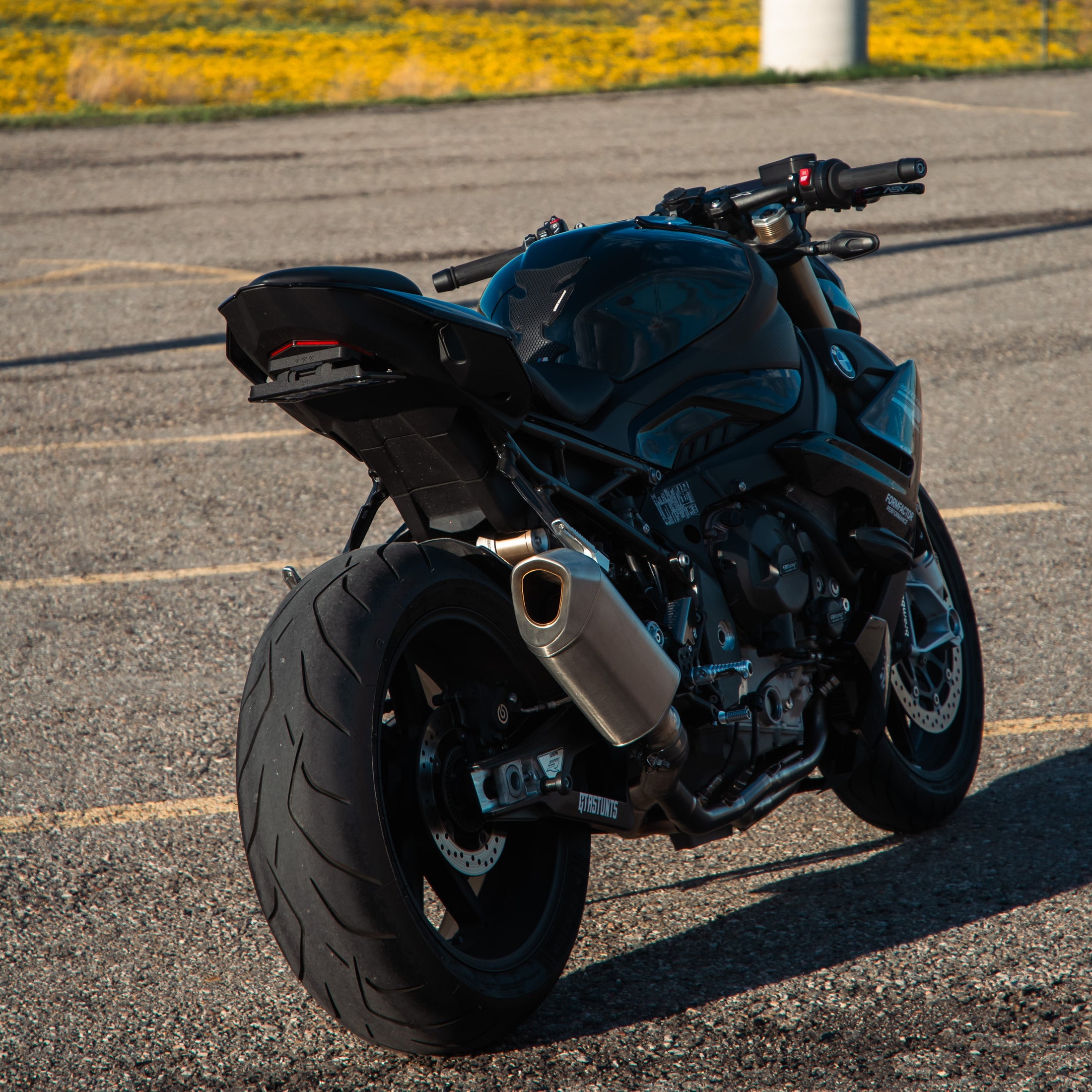 FormFactor part mounted on a sport bike